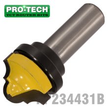 Pro-Tech Classical Plunge Cutting 1" X 15/8" With Top Bearing (7/32" Diameter)