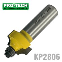 Pro-Tech Beading Bit 7/8" X 1/2" Radius 3/16" 1/2" Shank
