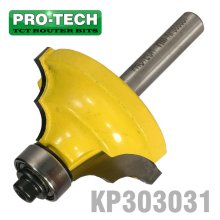 Pro-Tech Double Round Bit 1 1/2" X 11/16" Radius 3/16" 1/4" Shank Pro-Tech Double Round Bit 1 1/2" X 11/16" Radius 3/16" 1/4" Shank