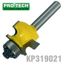 Pro-Tech Edge Beading Bit 7/8" X 9/16" Radius 1/8" 1/4" Shank