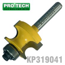 Pro-Tech Edge Beading Bit 1" X 11/16" Radius 3/16" 1/4" Shank