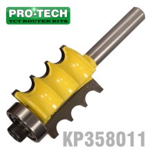 Pro-Tech Triple Bead Bit 7/8" X 1" Two Flutes 1/4" Shank
