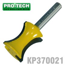 Pro-Tech External Bull Nose 24mm X 5/8" Half Radius 1/4" Shank Pro-Tech External Bull Nose 24mm X 5/8" Half Radius 1/4" Shank