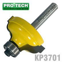 Pro-Tech Ogee & Fillet Bit 1 3/8"X 9/16" 1/4"Shank Pro-Tech Ogee & Fillet Bit 1 3/8"X 9/16" 1/4"Shank
