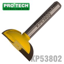Pro-Tech Finger Grip Bit 3/4' X 1/4' Two Flute 1/2" Shank