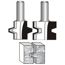 Pro-Tech Glue Joint Set 38mm X 28mm 2 Piece Set 1/2" Shank Pro-Tech Glue Joint Set 38mm X 28mm 2 Piece Set 1/2" Shank