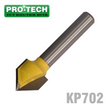 Pro-Tech V-Groove Bit Tct 1/2" Pro-Tech V-Groove Bit Tct 1/2"