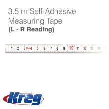 Kreg 3.5 Meter Salf-Adhesive Measuring Tape (L-R Reading) Kreg 3.5 Meter Salf-Adhesive Measuring Tape (L-R Reading)
