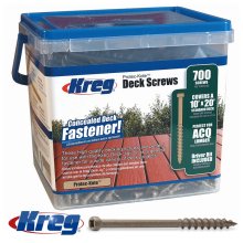 Kreg Protec-Kote Deck Screws 2" #8 Coarse Pan Head 700ct Kreg Protec-Kote Deck Screws 2" #8 Coarse Pan Head 700ct