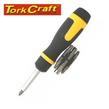 Tork Craft Ratchet Screw Driver 13 In 1 With Insert Bits Tork Craft Ratchet Screw Driver 13 In 1 With Insert Bits