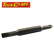 Tork Craft Replacement Bit 75mm Double Ended 8mm,Sl6mm/Ph2 For Kt2677 Tork Craft Replacement Bit 75mm Double Ended 8mm,Sl6mm/Ph2 For Kt2677