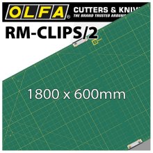 Olfa Mats X 1800 X 600 2 Clips For Rotary Cutters Olfa Mats X 1800 X 600 2 Clips For Rotary Cutters