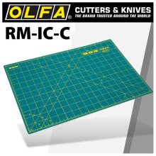 Olfa Mat Rotary 430 X 280mm Metric & Inch Double Sided Olfa Mat Rotary 430 X 280mm Metric & Inch Double Sided