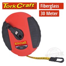 Tork Craft Measuring Tape Fiberglass 30m X 13mm Heavy Duty Abs Case