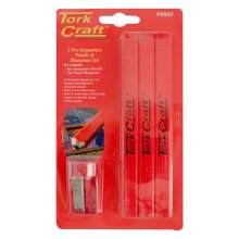 Tork Craft 7pc Tork Craft Carpenters Pencil Set 6 X Pencil 1 X Sharpener Tork Craft 7pc Tork Craft Carpenters Pencil Set 6 X Pencil 1 X Sharpener