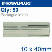 RAWLPLUG Drop In Ss Wedge Anchor 10X40Mm X50 -Box RAWLPLUG Drop In Ss Wedge Anchor 10X40Mm X50 -Box