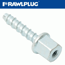 RAWLPLUG Concrete Screwbolt M6 7.5X35Mm Internal Thread M6 Zinc Pl X100-Box RAWLPLUG Concrete Screwbolt M6 7.5X35Mm Internal Thread M6 Zinc Pl X100-Box