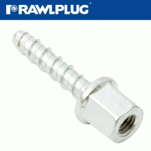 RAWLPLUG Concrete Screwbolt M6 7.5X35Mm Internal Thread M8. Zinc Pl X100-Box RAWLPLUG Concrete Screwbolt M6 7.5X35Mm Internal Thread M8. Zinc Pl X100-Box