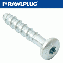 RAWLPLUG Concrete Screwbolt M6 7.5X40Mm Pan Head Zinc Pl X100-Box RAWLPLUG Concrete Screwbolt M6 7.5X40Mm Pan Head Zinc Pl X100-Box
