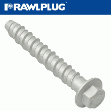 RAWLPLUG Concrete Screwbolt M14.5X100Mm Hex Flange Zinc Fl X50-Box RAWLPLUG Concrete Screwbolt M14.5X100Mm Hex Flange Zinc Fl X50-Box