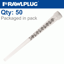 RAWLPLUG 200Mm Extention Tube X50 Per Bag RAWLPLUG 200Mm Extention Tube X50 Per Bag