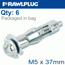 RAWLPLUG Flat Screen Tv Kit Sm M5X37Mm X6 RAWLPLUG Flat Screen Tv Kit Sm M5X37Mm X6