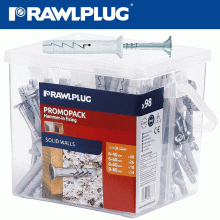 RAWLPLUG Nyl Hammer-In Fixing 6X40.6X60.8X60.8X80 X98 Per Tub RAWLPLUG Nyl Hammer-In Fixing 6X40.6X60.8X60.8X80 X98 Per Tub