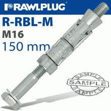 RAWLPLUG Rawlbolt M16X150X30Mm X10-Box (25Mm Hole) RAWLPLUG Rawlbolt M16X150X30Mm X10-Box (25Mm Hole)