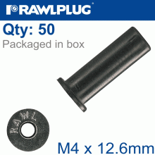 RAWLPLUG Rawlnut M4X12.6Mm X50-Box RAWLPLUG Rawlnut M4X12.6Mm X50-Box