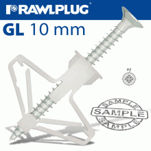 RAWLPLUG Pls Toggle+Screw 10Mmx35Mm X10-Bag RAWLPLUG Pls Toggle+Screw 10Mmx35Mm X10-Bag