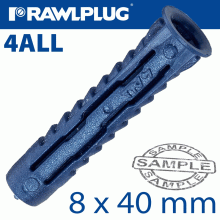 RAWLPLUG Universal Nyl Plug 8X40Mmx20 -Bag
