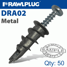 RAWLPLUG Metal Self Drill Drywall Fixing X50 -Bag RAWLPLUG Metal Self Drill Drywall Fixing X50 -Bag