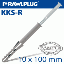 RAWLPLUG Nyl Frame Fixing + Short Expansion Zone 10Mmx100Mm X4 -Bag RAWLPLUG Nyl Frame Fixing + Short Expansion Zone 10Mmx100Mm X4 -Bag