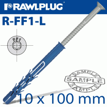 RAWLPLUG Nyl Frame Fixing Zp + Csk Screw 9.8Mmx100Mm X6 -Bag RAWLPLUG Nyl Frame Fixing Zp + Csk Screw 9.8Mmx100Mm X6 -Bag