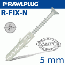 RAWLPLUG Nylon Expansion Plug With Screw 5X25Mm 25 Per Bag