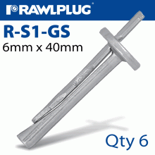 RAWLPLUG Ceiling Wedge Anchor 6X40Mm 6 -Bag RAWLPLUG Ceiling Wedge Anchor 6X40Mm 6 -Bag