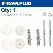 RAWLPLUG Washbasin Mounting Kit RAWLPLUG Washbasin Mounting Kit