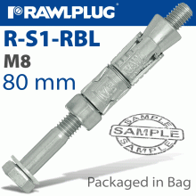 RAWLPLUG Rawlbolt Shield Anchor M8X55Mm 5 Per Bag RAWLPLUG Rawlbolt Shield Anchor M8X55Mm 5 Per Bag