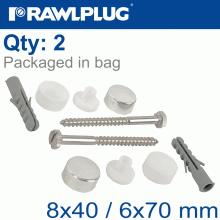 RAWLPLUG Wc Fixing Kit Short Plug RAWLPLUG Wc Fixing Kit Short Plug