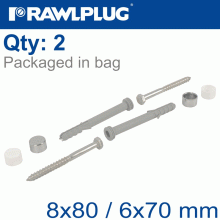 RAWLPLUG Wc Fixing Kit Long Plug RAWLPLUG Wc Fixing Kit Long Plug