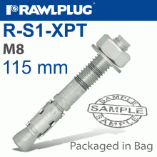 RAWLPLUG Throughbolt M8X115X50Mm 4 -Bag RAWLPLUG Throughbolt M8X115X50Mm 4 -Bag
