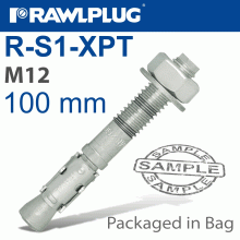 RAWLPLUG Throughbolt M12X100X5Mm 4 -Bag RAWLPLUG Throughbolt M12X100X5Mm 4 -Bag