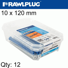 RAWLPLUG Frame Fixing Ff1 With Csk Head Screw 10X120Mm 12Psc Per Tub RAWLPLUG Frame Fixing Ff1 With Csk Head Screw 10X120Mm 12Psc Per Tub
