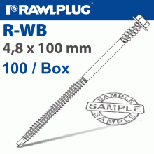RAWLPLUG Wb Self-Drilling Screw For Steel With Double Thread Box Of 100 RAWLPLUG Wb Self-Drilling Screw For Steel With Double Thread Box Of 100