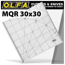 Olfa Metric Quilt Ruler 30cm X 30cm - Metric Grid Olfa Metric Quilt Ruler 30cm X 30cm - Metric Grid