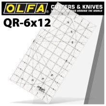 Olfa Quilt Ruler Imperial 6in X 12in Olfa Quilt Ruler Imperial 6in X 12in