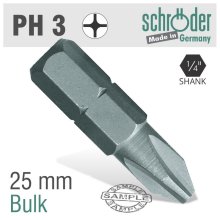 Schroder Phil.No.3x25mm Classic Ins.Bit Schroder Phil.No.3x25mm Classic Ins.Bit