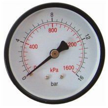 Air Craft Pressure Gauge 63mm Rear 1/4" Air Craft Pressure Gauge 63mm Rear 1/4"
