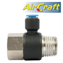 Pu Hose Fitting Tee 6mm X 1/2"F X 1/2"M Pu Hose Fitting Tee 6mm X 1/2"F X 1/2"M