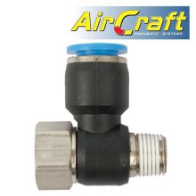 Pu Hose Fitting Tee 8mm X 1/8"F X 1/8"M Pu Hose Fitting Tee 8mm X 1/8"F X 1/8"M